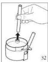 Atag CM4111ACUU - Cleaning the nozzles and the milk container - 1