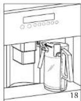 Atag CM4111ACUU - Préparer du cappuccino ou du lait chaud - 3