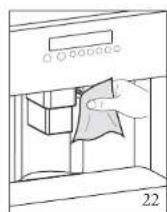 Atag CM4111ACUU - Warning! Risk of scalding from steam and hot water escaping from the milk dispenser pipe. - 1
