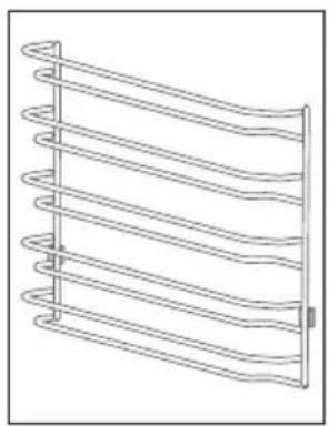 Atag CX16611B - Distinguuer le support de grille gauche et droit - 1