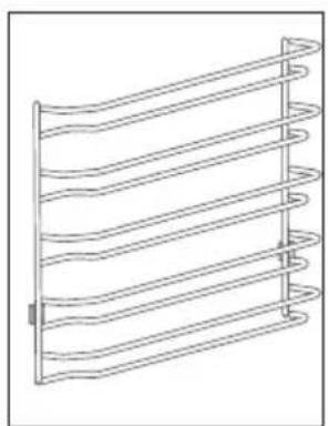 Atag CX16611B - Installation des supports de grille - 1