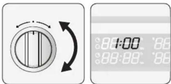 Atag DX6211QUU - Choisir la langue et régler l'horloge - 3