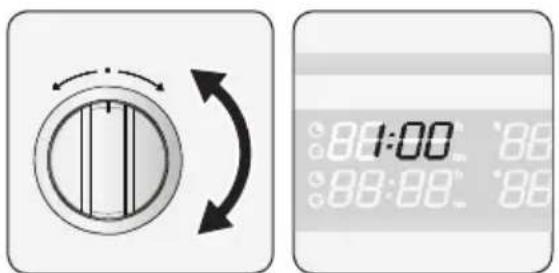 Atag DX6292LUU - Choisir la langue et régler l'horloge - 3