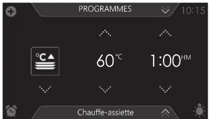 Atag CX4574MN - Sélection d'une fonction réchauffement - 1