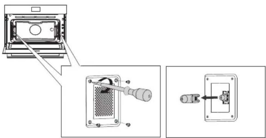 Atag CX4574MN - Remplacement de I'ampoule du four - 3
