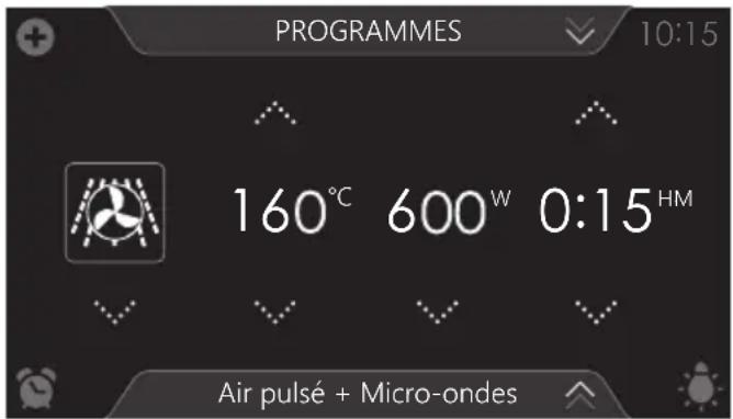 Atag CX4574MN - Utilisation d'une fonction combiné - 1