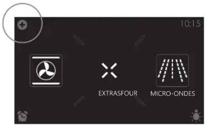 Atag CX4574MN - Utilisation du menu « Plus » - 1