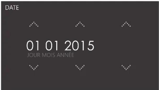 Atag CX4574MN - Définir la date - 2