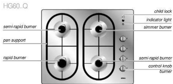 Atag HG4011PF30NL - brûleur puissant - 1