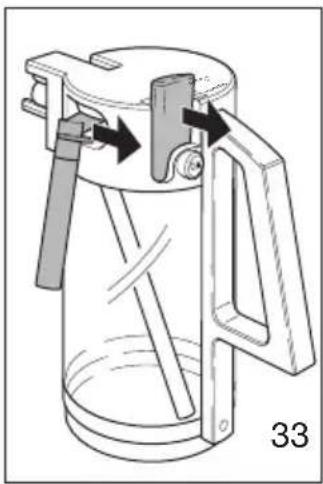 Atag CM4492ACUU - Cleaning the nozzles and the milk container - 2