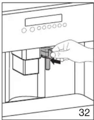 Atag CM4411ACUU - Utföra avkalkningsprogrammet - 1