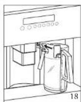 Atag CM4192ACUU - Préparer du cappuccino ou du lait chaud - 3
