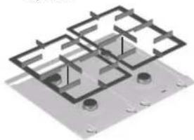 Atag HG4111JA1B - use of the wok auxiliary support (HG76 and HG96) - 5