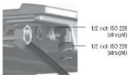 1/2 inch ISO 228 (straight) 1/2 inch ISO 228 (straight)