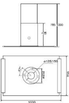 Atag EG411LUU - building-in dimensions - 4