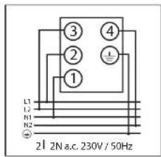 Atag HEK6115U - Scheme de raccordement - 2