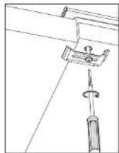 Atag HG6111WA1E - Points de fixation des étriers de montage - 3