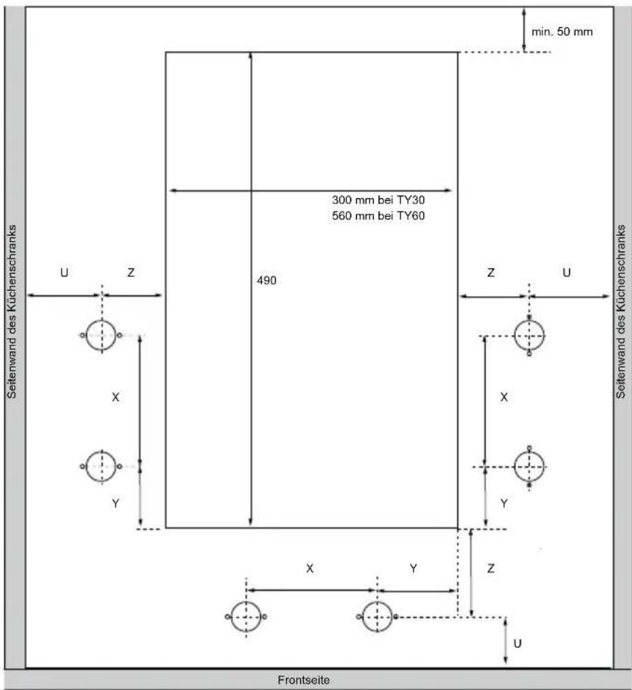 Atag TY6011MUU - Einbaumafe - 3