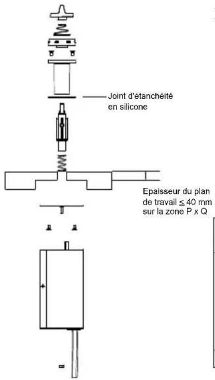 Atag TY6011MUU - Dimensions d'encastrement - 1