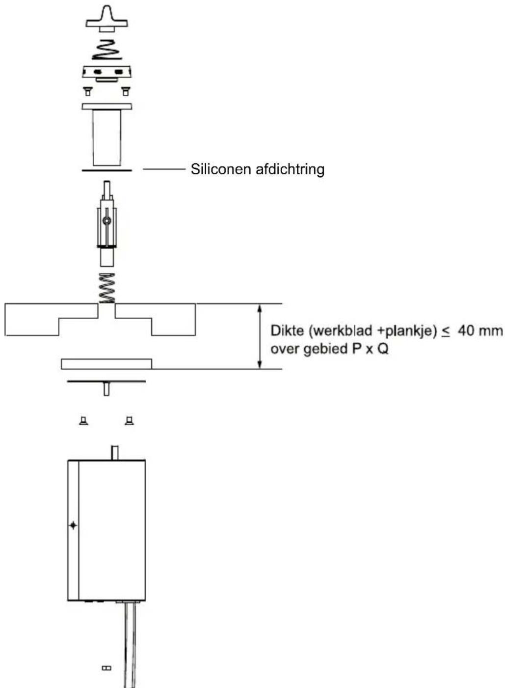 Atag TY6011MUU - Inbouwmaten - 2
