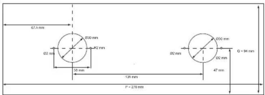 Atag TY6011MUU - Dimensions d'encastrement - 2