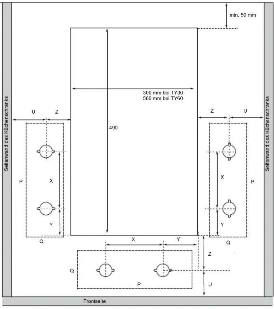 Atag TY6011MUU - Einbaumafe - 3