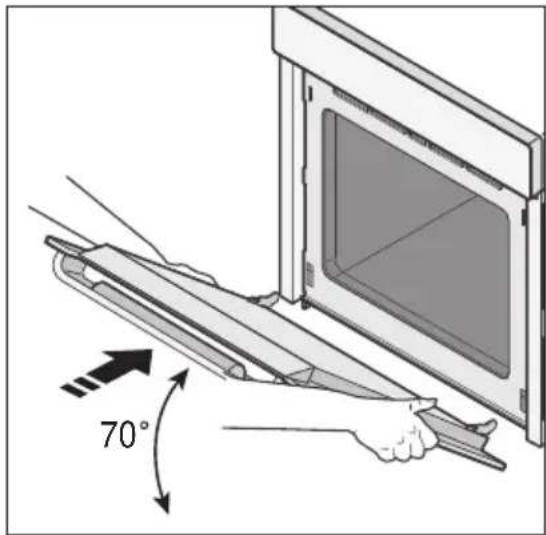 Atag DX6211FUU - Fixation de la porte - 1