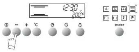 Atag ZX3011CUU - customising the cooking temperature - 1