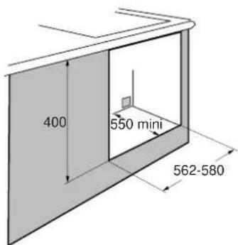 Atag ZX3011CUU - Inside dimensions of oven - 2