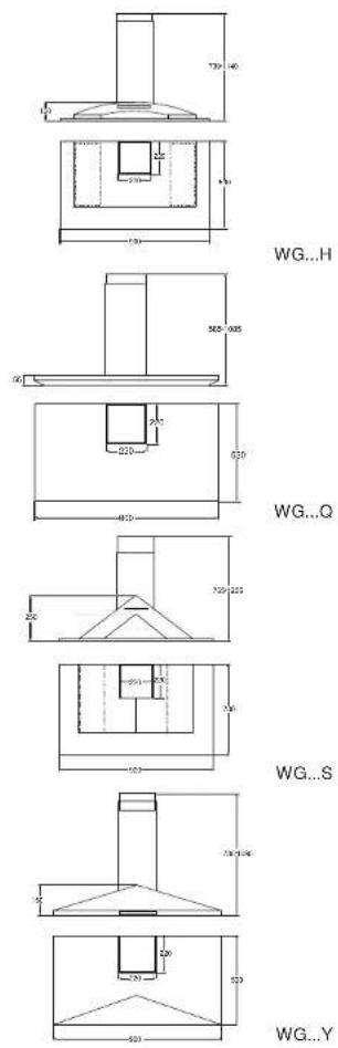Atag WG811Y5U - inbouwmaten - 1