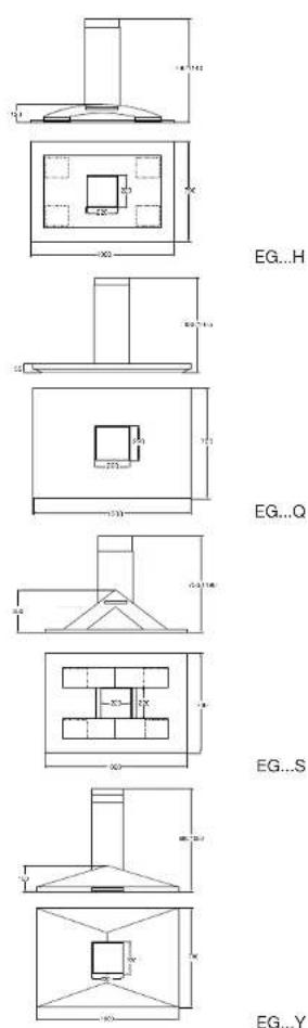 Atag WG811Y5U - inbouwmaten - 2