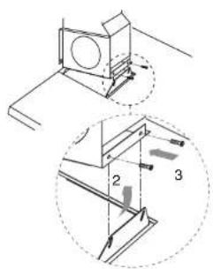 Atag EG311UTUU - Accrochage de la hotte - 1
