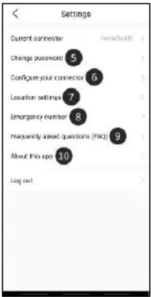 ELRO SF40GA11 - Explanation of the app - 2