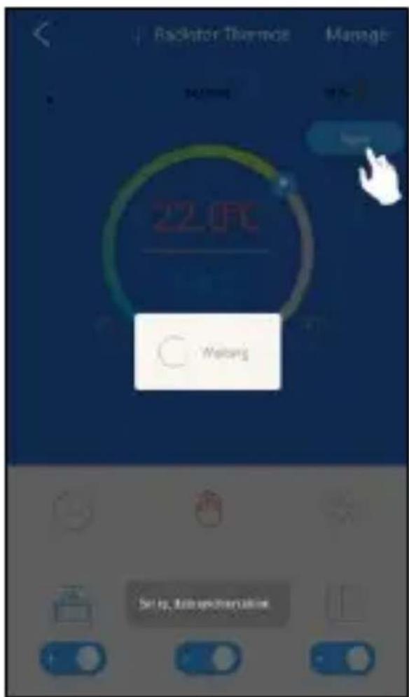 ELRO SF40RV11 - Réglage de la température dans l'application - 3
