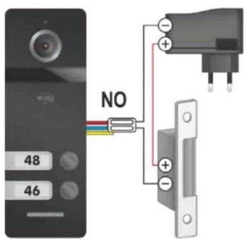 ELRO PV40P1M1 - Anschlussplan und elektrisches Schloss - 2
