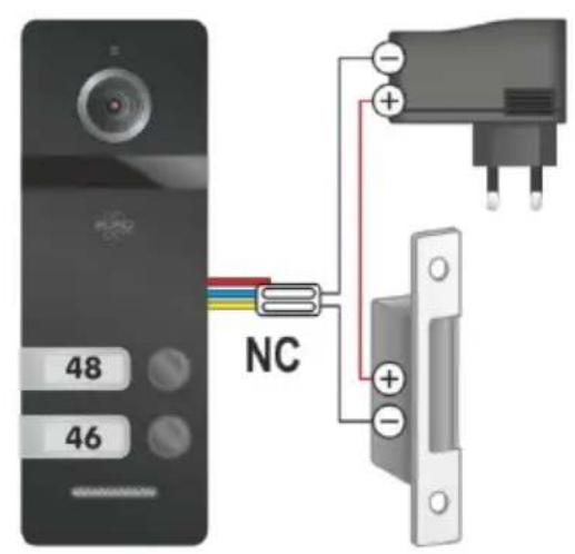 ELRO PV40P1M1 - Anschlussplan und elektrisches Schloss - 3
