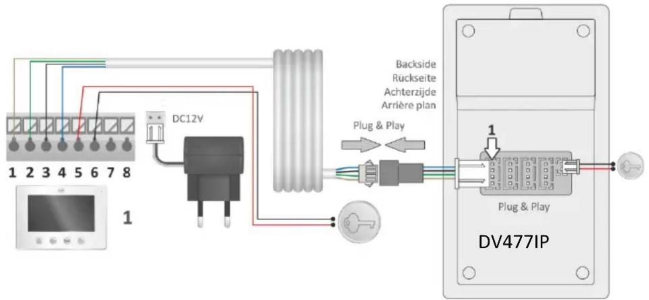 ELRO DV477IP4 - Menu du moniteur - 2