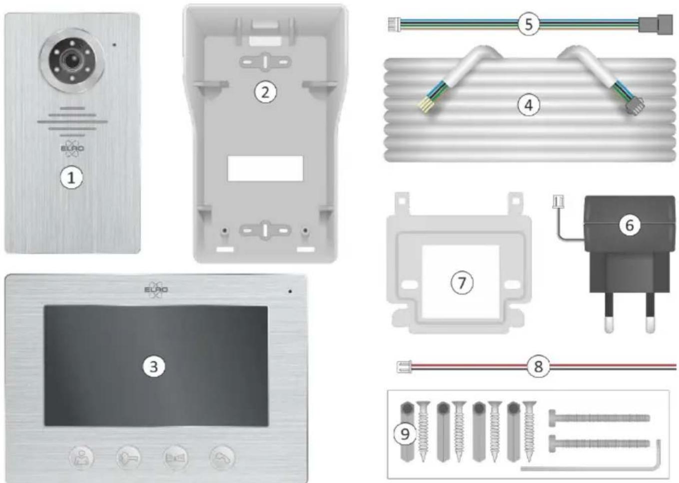ELRO DV477IP4 - Contenu - 1