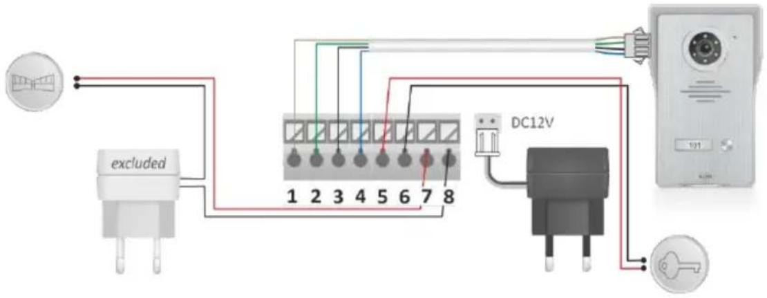 ELRO DV477IP4 - Potentiaal vrije contacten 7 & 8 - 1