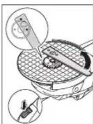 BOSCH GWS 22230 P Professional - Dado di serraggio rapido SDS- /ic - 2