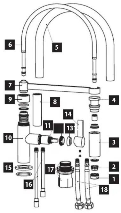 Concept BDG4527WH - Instalace - 5