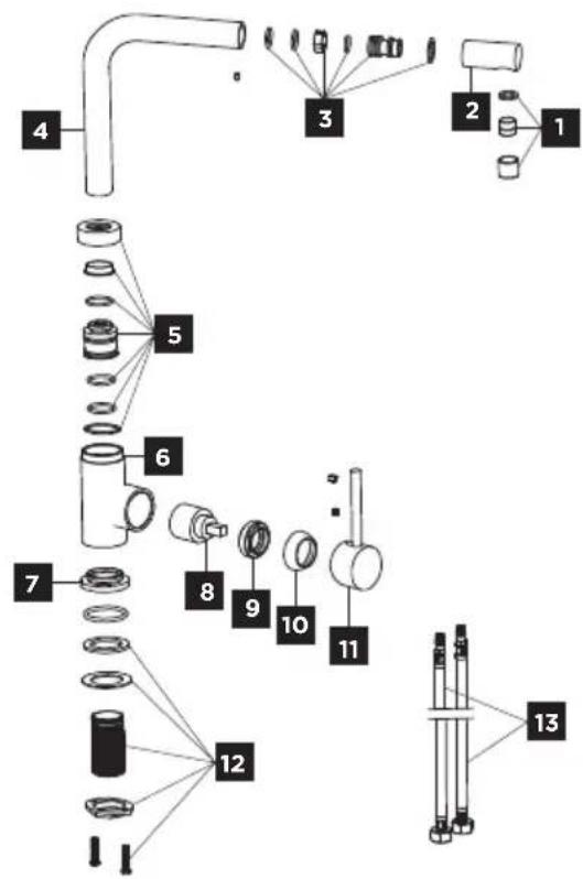 Concept BDG4327WH - Installation - 2