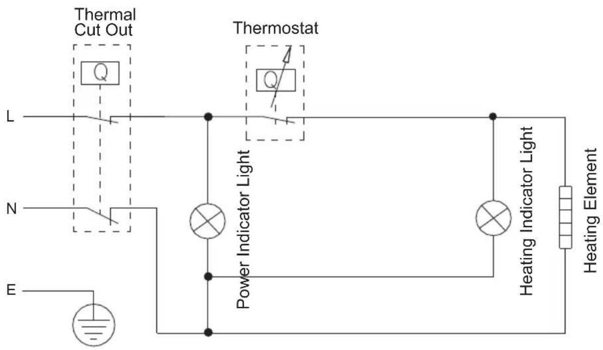 CATA CTRH80REV - Wiring diagram - 1