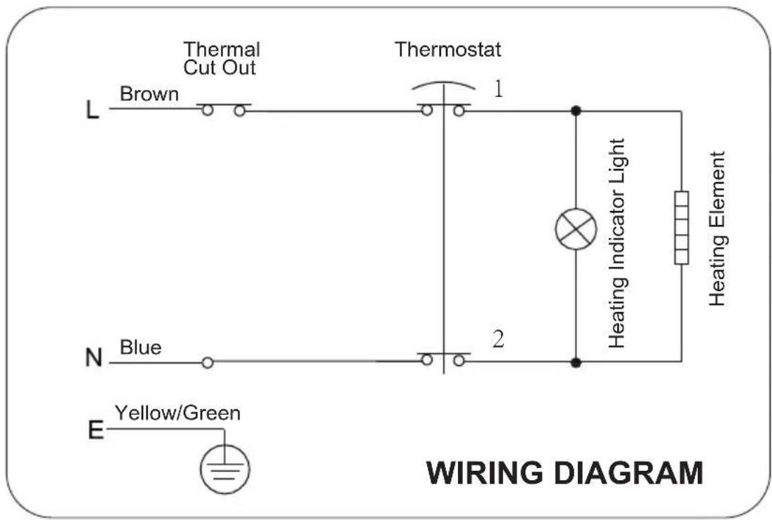 CATA CTR100M - Internal Wire Diagram - 1