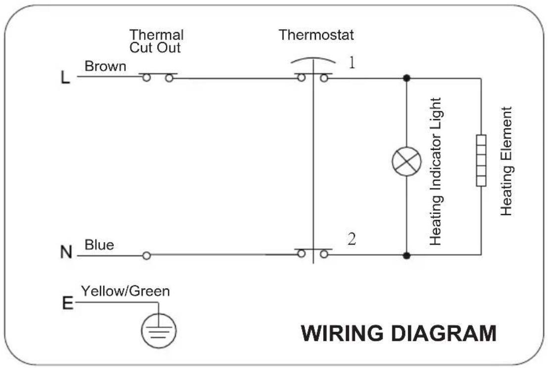 CATA CTR50M - Internal Wire Diagram - 1