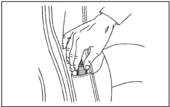 GMC Sierra (2009) - Guides de confort de ceinture de sécurité arrière - 1