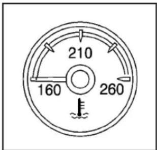 GMC Sierra (2009) - Indicateur de température du liquide de refroidissement du moteur - 1