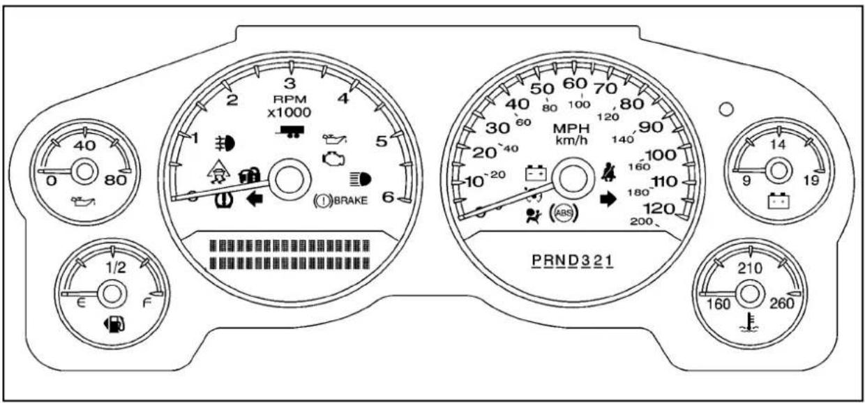GMC Yukon (2010) - Ensembled'instruments - 1