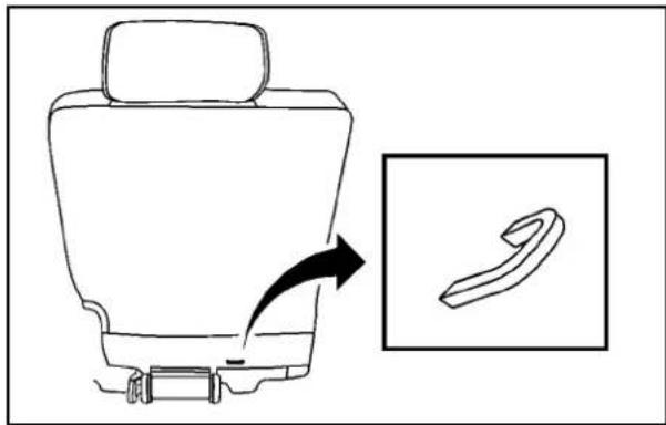 GMC Yukon (2010) - Emplacementsdel'ancrageinférieuretde I'ancragedesanglesupérieure - 4