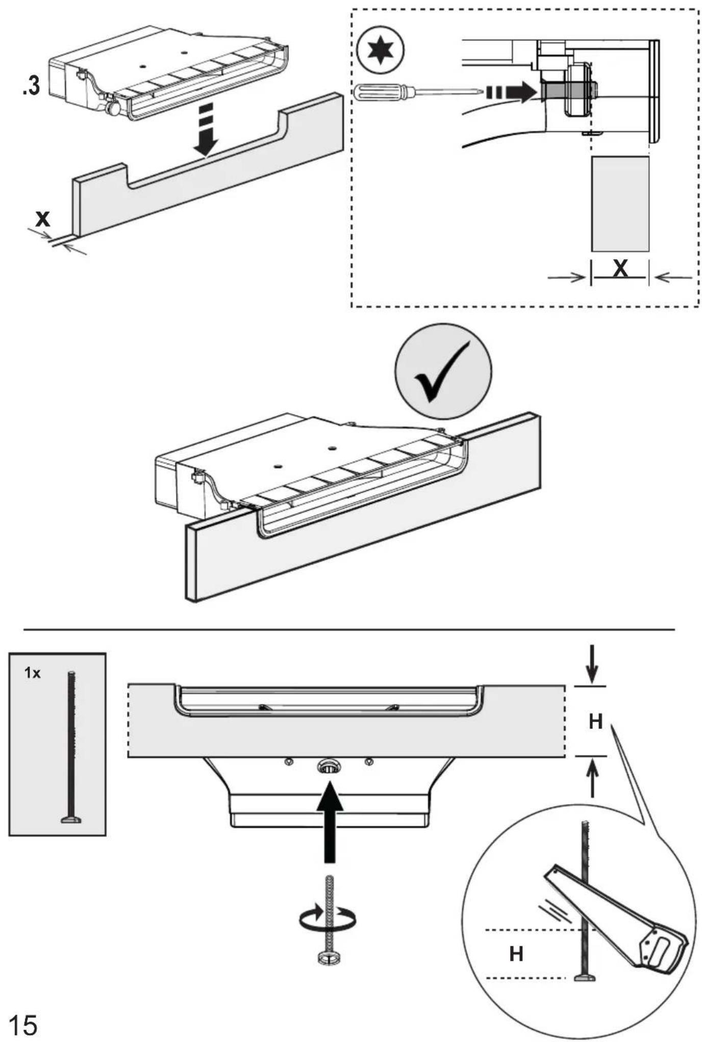 BAUKNECHT BVH 92 2B K1 - KIT WINDOW - 82